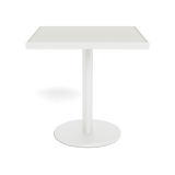 Vienna 30" Square Bistro Table | Aluminum White, HPCL White,