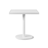 Vienna 30" Square Bistro Table | Aluminum White, HPCL White,