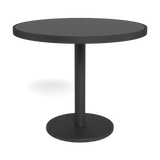 Vienna 36" Round Bistro Table | Aluminum Asteroid, HPCL Charcoal,