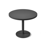 Vienna 36" Round Bistro Table | Aluminum Asteroid, HPCL Charcoal,