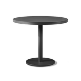 Vienna 36" Round Bistro Table | Aluminum Asteroid, HPCL Charcoal,