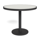 Vienna 36" Round Bistro Table | Aluminum Asteroid, HPCL White,