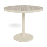 Vienna 36" Round Bistro Table | Aluminum Bone, Laminam Grigio,