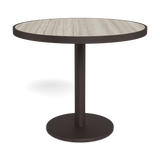 Vienna 36" Round Bistro Table | Aluminum Bronze, Laminam Grigio,