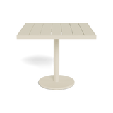 Vienna 36" Square Bistro Table | Aluminum Bone, Aluminum Bone,