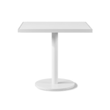 Vienna 36" Square Bistro Table | Aluminum White, HPCL White,