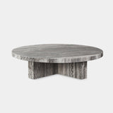 Florence Round Plank Coffee Table - Harbour