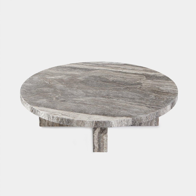 Florence Round Plank Coffee Table - Harbour