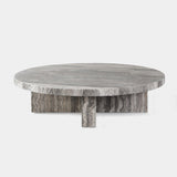 Florence Round Plank Coffee Table - Harbour