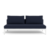 BALMORAL 2 SEAT ARMLESS SOFA - Harbour - ShopHarbourOutdoor - BALM-06B-ALWHI-STWHI-SIEIND