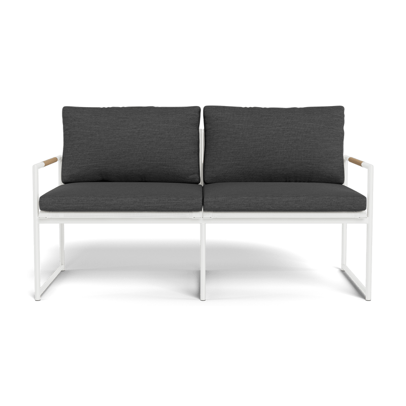 Breeze 2 Seat Sofa - Harbour - ShopHarbourOutdoor - BREE-06A-ALWHI-BAWHI-AGOGRA