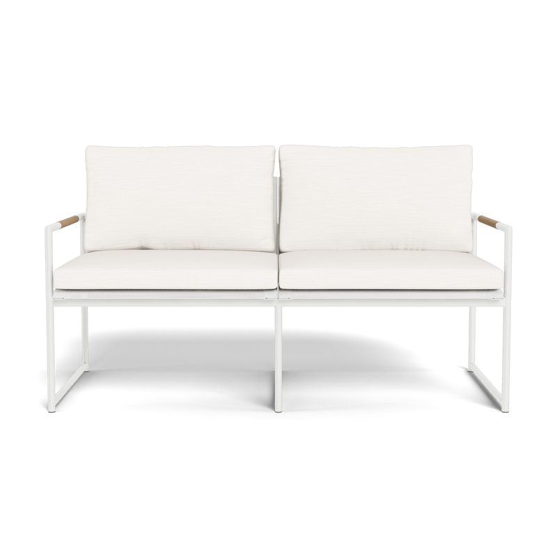 Breeze 2 Seat Sofa - Harbour - ShopHarbourOutdoor - BREE-06A-ALWHI-BAWHI-PANBLA