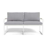 Breeze 2 Seat Sofa - Harbour - ShopHarbourOutdoor - BREE-06A-ALWHI-BAWHI-PANCLO