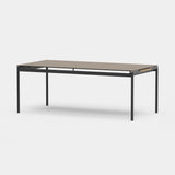 Breeze Glass Dining Table 79" - Harbour - ShopHarbourOutdoor - BREE-03B-ALAST-GLTAU