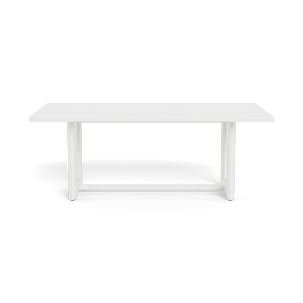 Breeze Xl Dining Table 79" - Harbour - ShopHarbourOutdoor - BRXL-03B-ALWHI