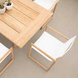 Breeze Xl Teak Dining Chair - Harbour - ShopHarbourOutdoor - BRTK-01A-TENAT-BAWHI