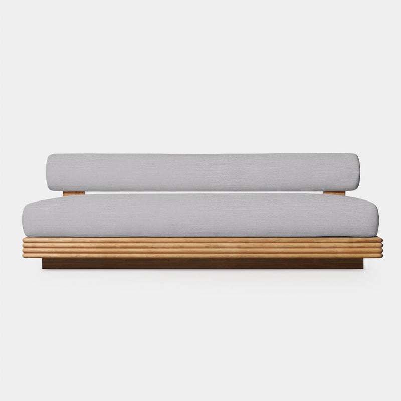 Collins 2 Seat Armless Sofa - Harbour - Harbour - COLL-06B-STNAT-PANCLO