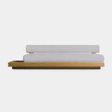 Collins 3 Seat Armless Sofa + Table Left - Harbour - Harbour - COLL-05BL-STNAT-PANCLO