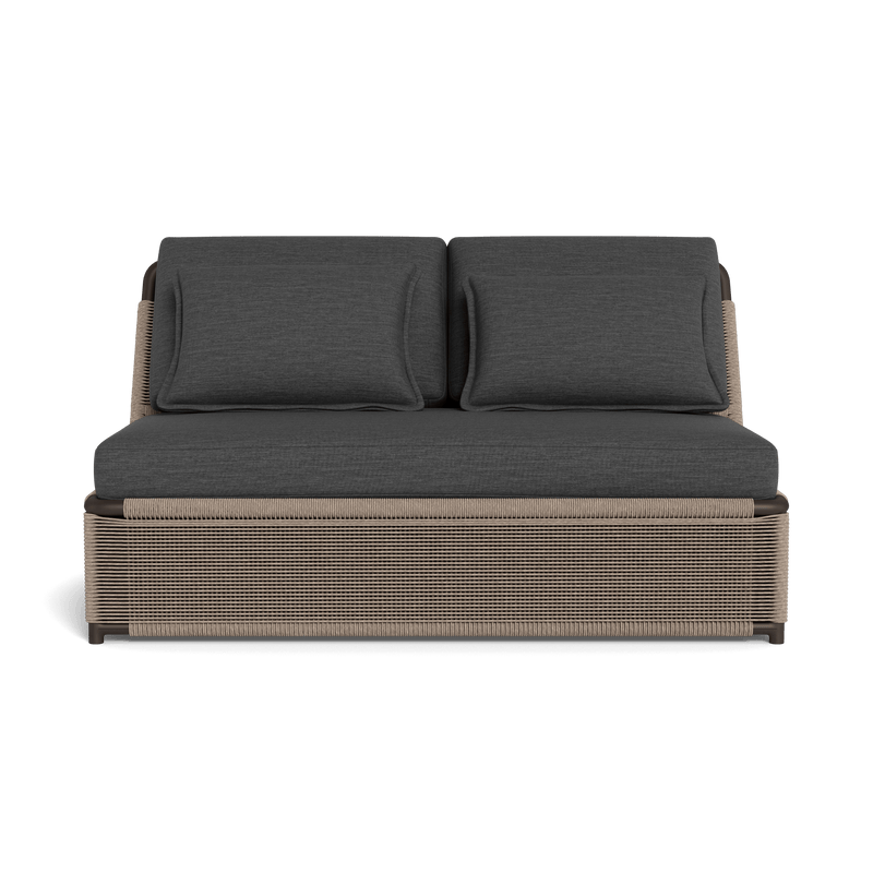 FORMENTERA 2 SEAT ARMLESS SOFA - Harbour - ShopHarbourOutdoor - FORM-06B-ALBRZ-TWDUN-AGOGRA