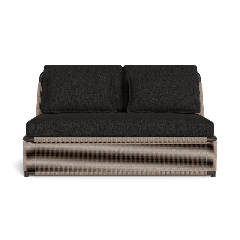 FORMENTERA 2 SEAT ARMLESS SOFA - Harbour - ShopHarbourOutdoor - FORM-06B-ALBRZ-TWDUN-COPMID