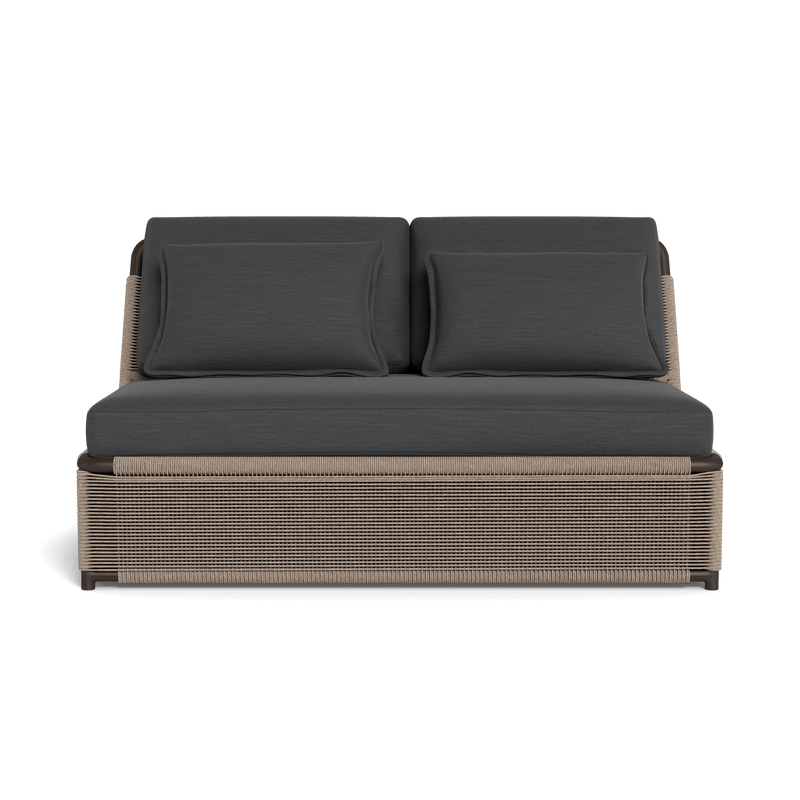 FORMENTERA 2 SEAT ARMLESS SOFA - Harbour - ShopHarbourOutdoor - FORM-06B-ALBRZ-TWDUN-PANGRA