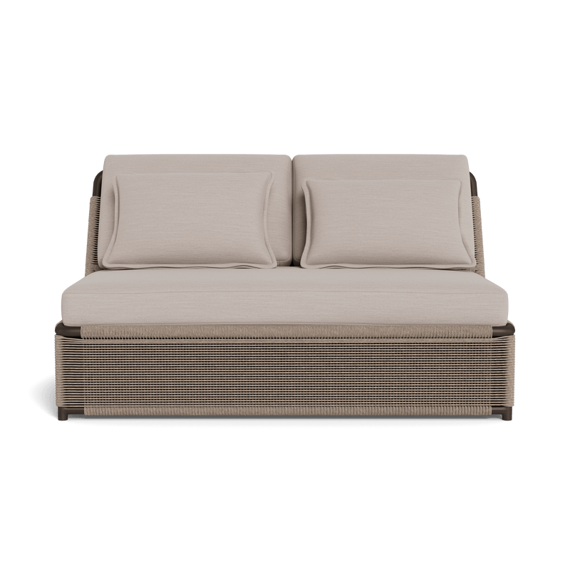 FORMENTERA 2 SEAT ARMLESS SOFA - Harbour - ShopHarbourOutdoor - FORM-06B-ALBRZ-TWDUN-PANMAR