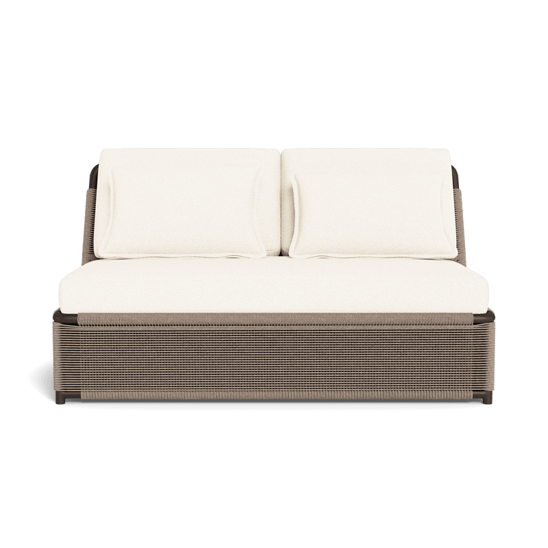 FORMENTERA 2 SEAT ARMLESS SOFA - Harbour - ShopHarbourOutdoor - FORM-06B-ALBRZ-TWDUN-RIVIVO