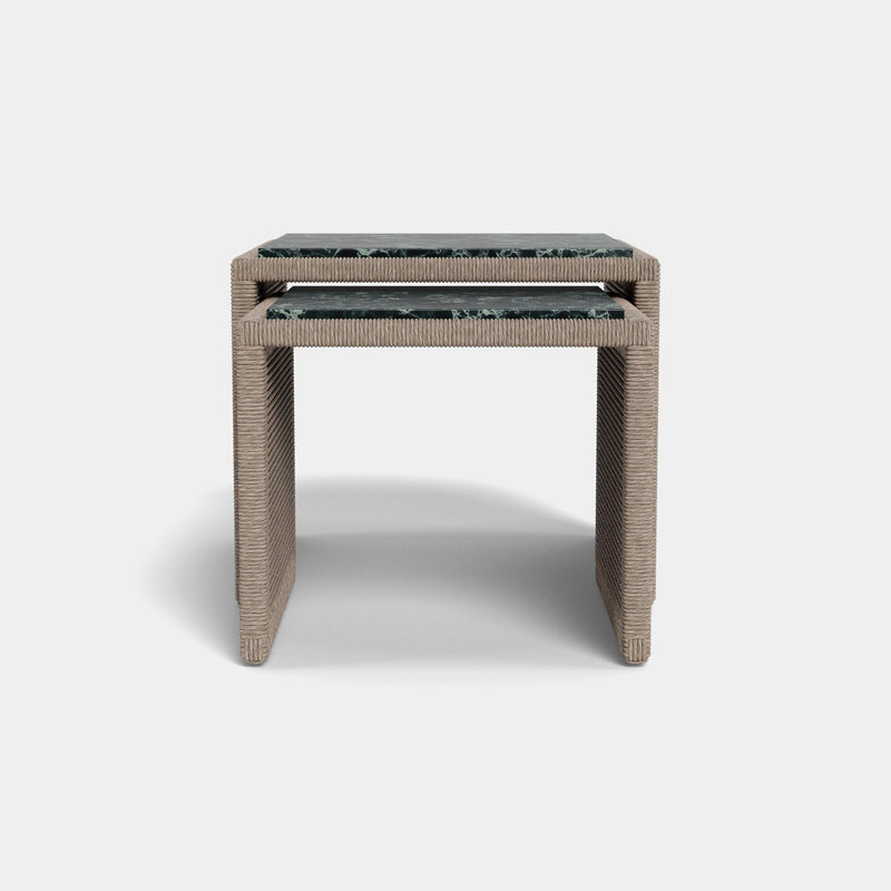 FORMENTERA NESTING SIDE TABLES - Harbour - ShopHarbourOutdoor - FORM-11P-TWDUN-MAVER