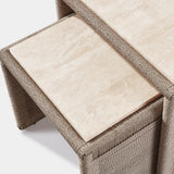 FORMENTERA NESTING SIDE TABLES - Harbour - ShopHarbourOutdoor - FORM-11P-TWDUN-MAVER