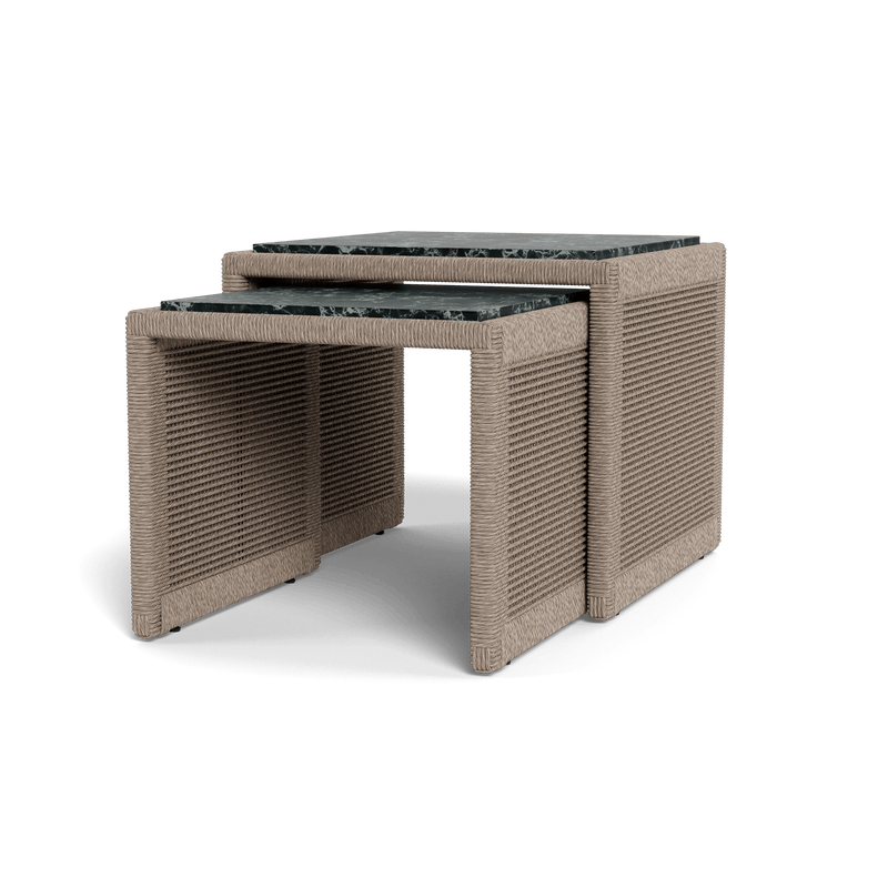 FORMENTERA NESTING SIDE TABLES - Harbour - ShopHarbourOutdoor - FORM-11P-TWDUN-MAVER