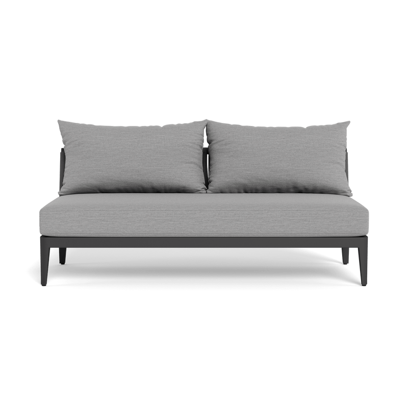 Hamilton 2 Seat Armless Sofa - Harbour - ShopHarbourOutdoor - HAMI-06B-ALAST-RODGR-AGOPIE