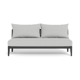 Hamilton 2 Seat Armless Sofa - Harbour - ShopHarbourOutdoor - HAMI-06B-ALAST-RODGR-COPSAN