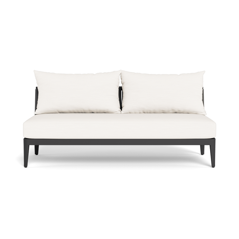 Hamilton 2 Seat Armless Sofa - Harbour - ShopHarbourOutdoor - HAMI-06B-ALAST-RODGR-PANBLA