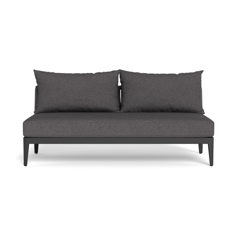 Hamilton 2 Seat Armless Sofa - Harbour - ShopHarbourOutdoor - HAMI-06B-ALAST-RODGR-RIVSLA