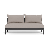 Hamilton 2 Seat Armless Sofa - Harbour - ShopHarbourOutdoor - HAMI-06B-ALAST-RODGR-RIVSTO