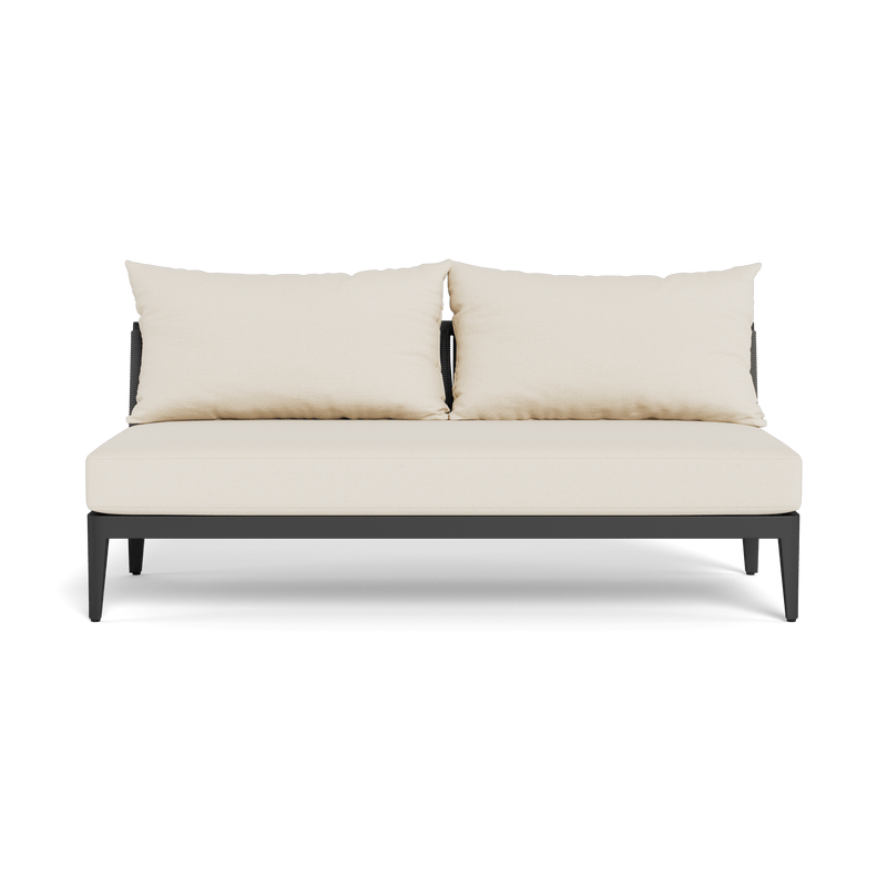 Hamilton 2 Seat Armless Sofa - Harbour - ShopHarbourOutdoor - HAMI-06B-ALAST-RODGR-SIEIVO