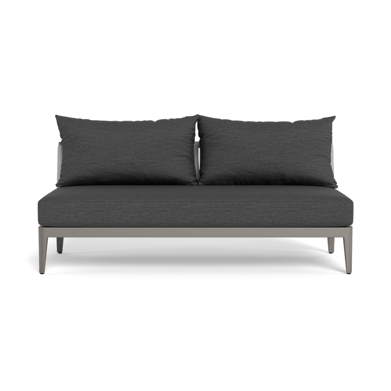 Hamilton 2 Seat Armless Sofa - Harbour - ShopHarbourOutdoor - HAMI-06B-ALTAU-ROLGR-AGOGRA