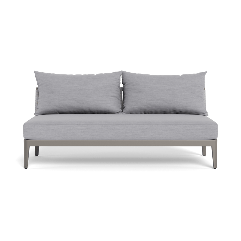 Hamilton 2 Seat Armless Sofa - Harbour - ShopHarbourOutdoor - HAMI-06B-ALTAU-ROLGR-PANCLO