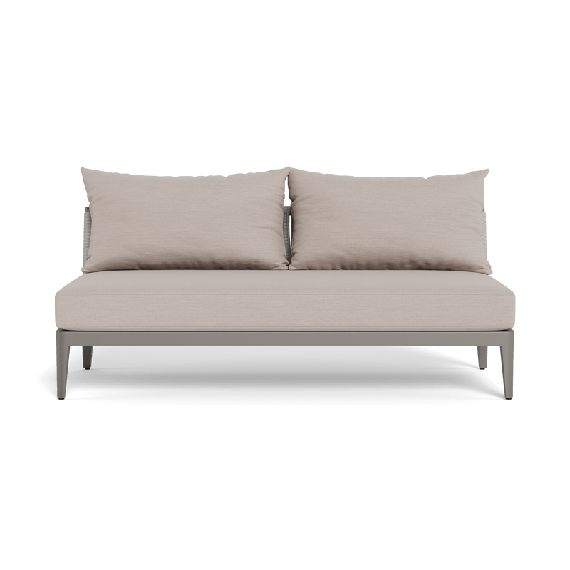 Hamilton 2 Seat Armless Sofa - Harbour - ShopHarbourOutdoor - HAMI-06B-ALTAU-ROLGR-PANMAR