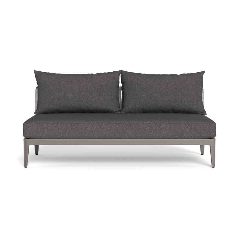 Hamilton 2 Seat Armless Sofa - Harbour - ShopHarbourOutdoor - HAMI-06B-ALTAU-ROLGR-RIVSLA