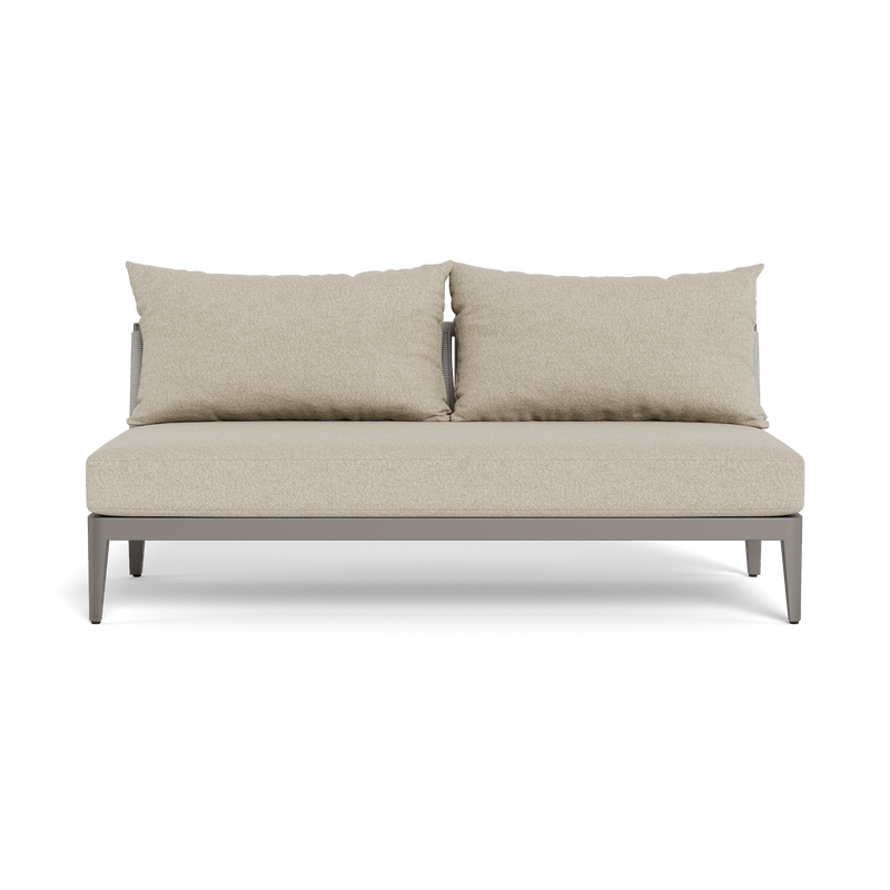 Hamilton 2 Seat Armless Sofa - Harbour - ShopHarbourOutdoor - HAMI-06B-ALTAU-ROLGR-SIETAU