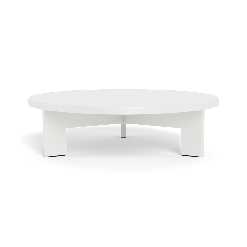 Hampton Round Coffee Table - Harbour - ShopHarbourOutdoor - HAMP-10F-ALWHI