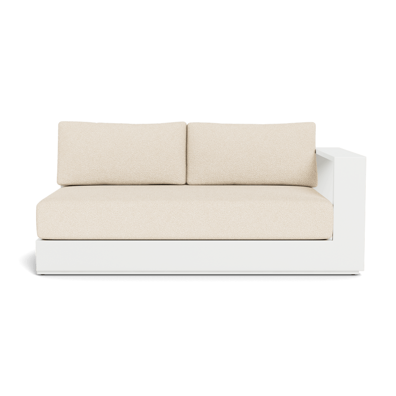 Hayman 2 Seat 1 Arm Right - Harbour - ShopHarbourOutdoor - HAYM-06CR-ALWHI-BAWHI-RIVSAN