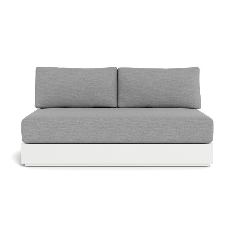 Hayman 2 Seat Armless Sofa - Harbour - ShopHarbourOutdoor - HAYM-06B-ALWHI-BAWHI-AGOPIE