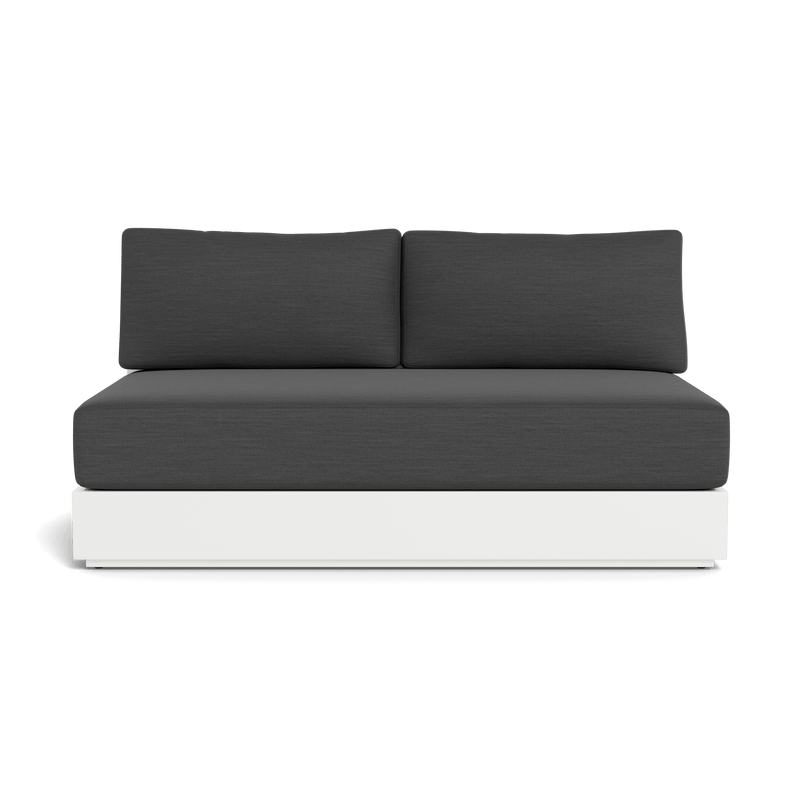 Hayman 2 Seat Armless Sofa - Harbour - ShopHarbourOutdoor - HAYM-06B-ALWHI-BAWHI-PANGRA