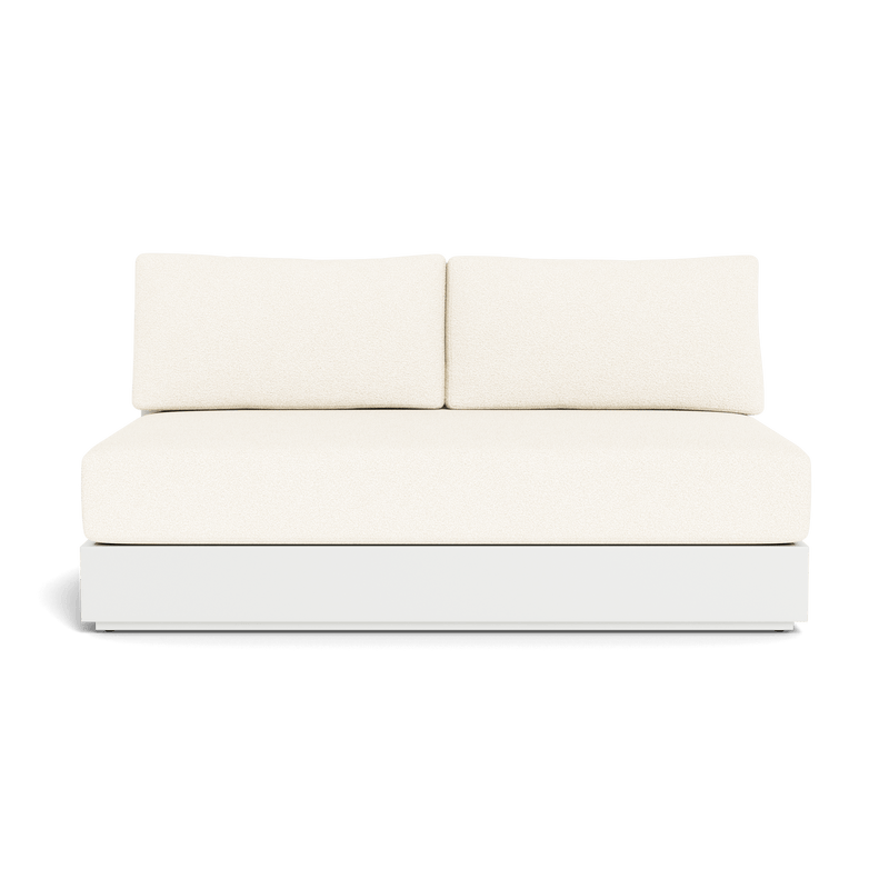 Hayman 2 Seat Armless Sofa - Harbour - ShopHarbourOutdoor - HAYM-06B-ALWHI-BAWHI-RIVIVO