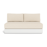 Hayman 2 Seat Armless Sofa - Harbour - ShopHarbourOutdoor - HAYM-06B-ALWHI-BAWHI-RIVSAN