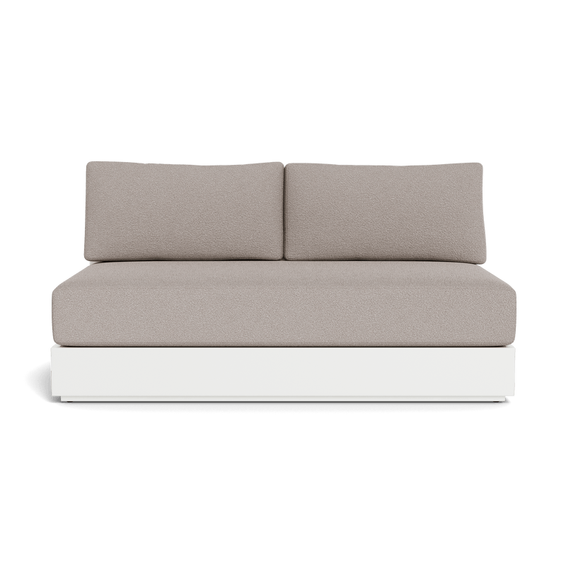 Hayman 2 Seat Armless Sofa - Harbour - ShopHarbourOutdoor - HAYM-06B-ALWHI-BAWHI-RIVSTO