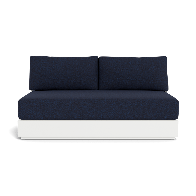 Hayman 2 Seat Armless Sofa - Harbour - ShopHarbourOutdoor - HAYM-06B-ALWHI-BAWHI-SIEIND