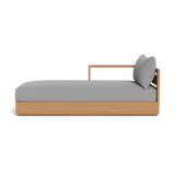 Hayman Teak Chaise Left - Harbour - ShopHarbourOutdoor - HYTK-07BL-TENAT-BAWHI-AGOPIE